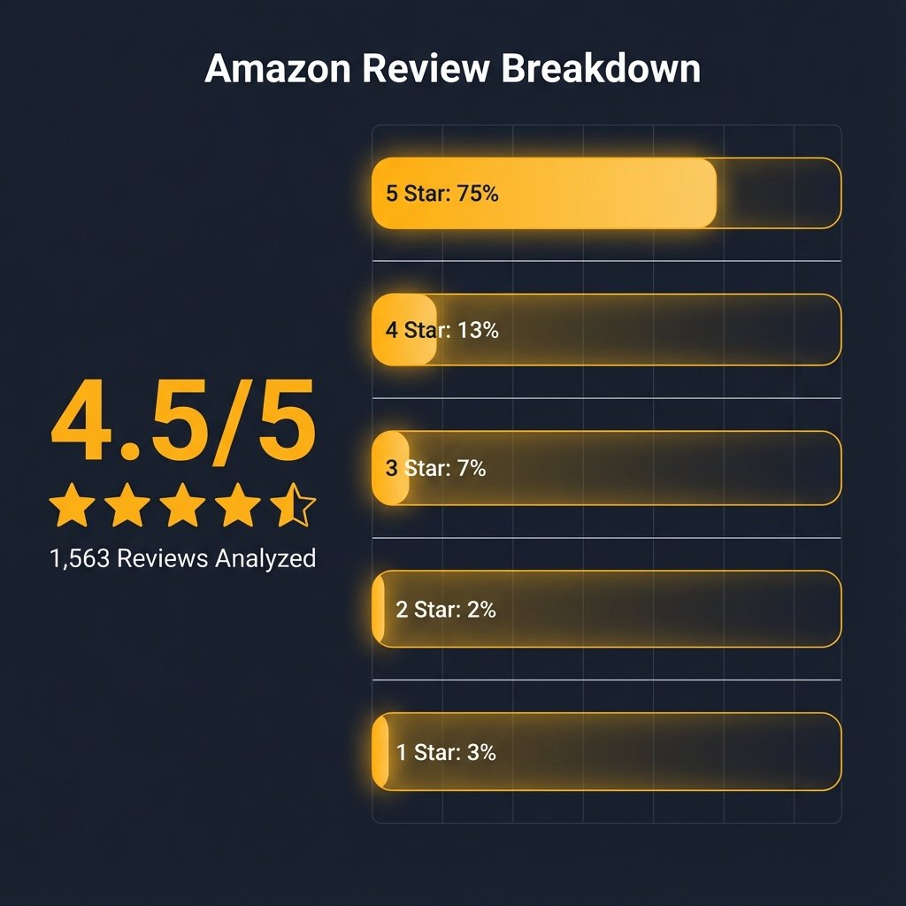 Amazon customer review breakdown for Corsair K63 showing 4.5 out of 5 stars from 1,563 reviews