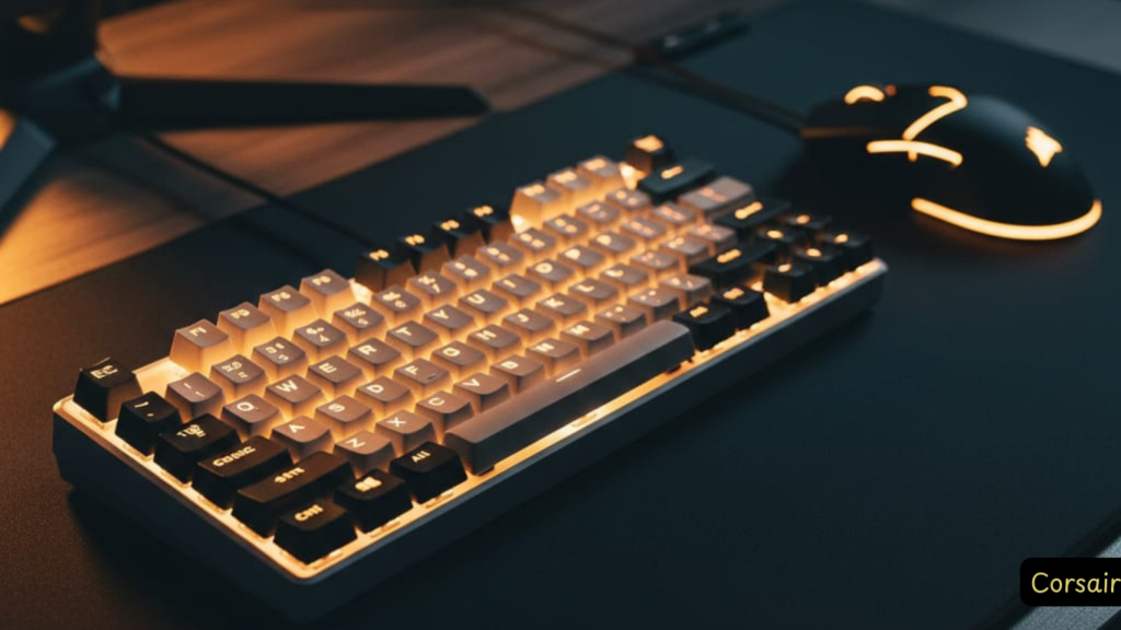 K65 RGB Mini excelling in competitive gaming setup.